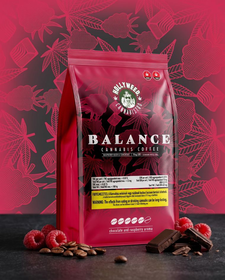 Balance — Málnás étcsokoládékávé, saját pörkölésű szemes kávé