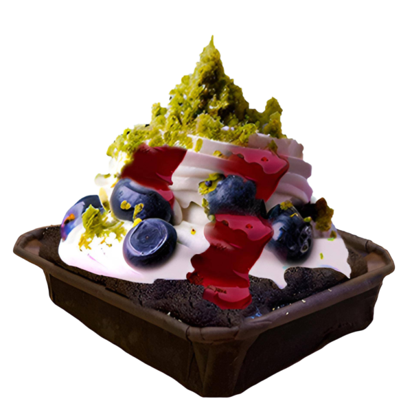 Blueberry Haze Cannabis Brownie termékfotó – Hollyweed Cannabistro