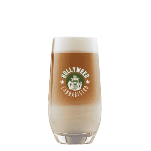 Flat White kávé termékfotó – Hollyweed Cannabistro
