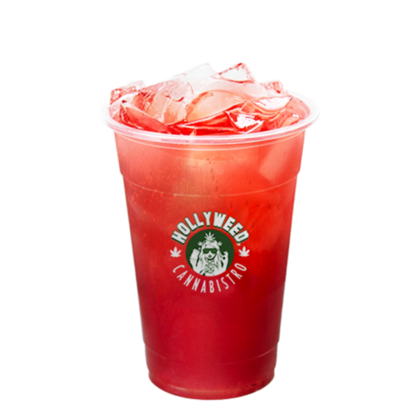 Strawberry Haze Ice Tea jeges tea termékfotó – Hollyweed Cannabistro