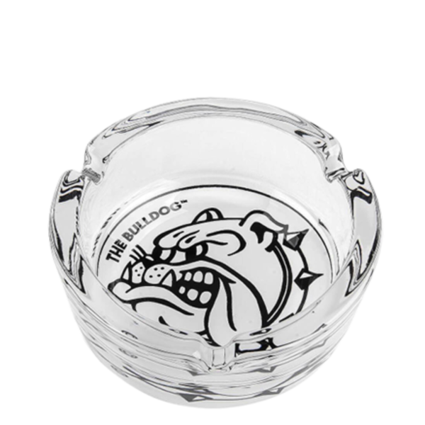 The Bulldog Original White Glass Ashtray hamutartó termékfotó