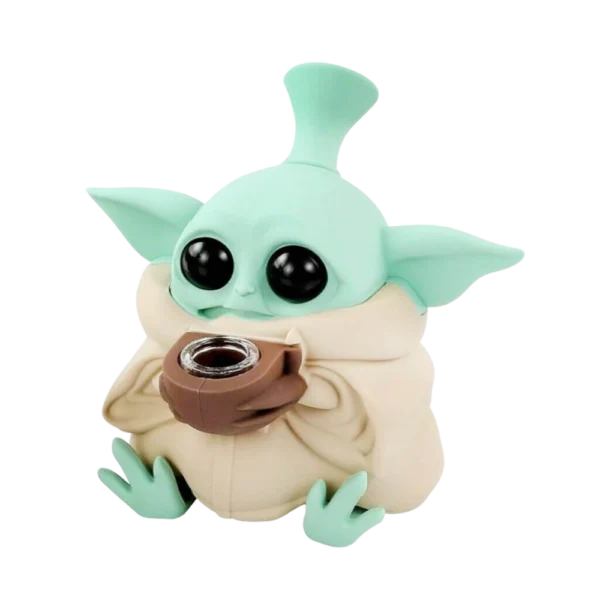 Alien Beige Silicone Bong with Removable Pieces 13 cm termékfotó