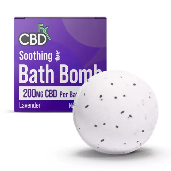 CBDfx - Nyugtató Fürdőbomba 200mg CBD (142g) termékfotó a Hollyweed webshopban