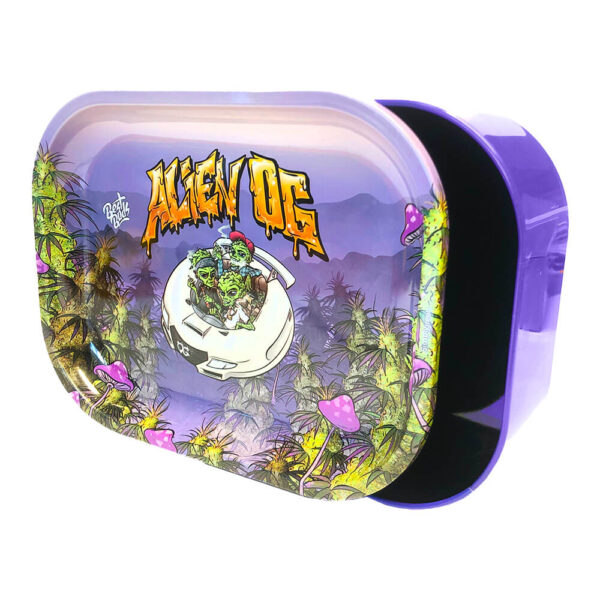 Best Buds Thin Box Alien OG tárolós rolling tray tálca termékfotó a Hollyweed webshopban