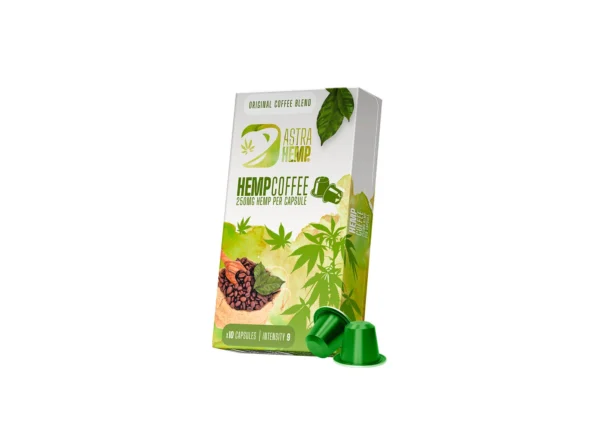 Astra Hemp Nespresso® kávékapszula (250 mg hemp) termékfotó a Hollyweed webshopban