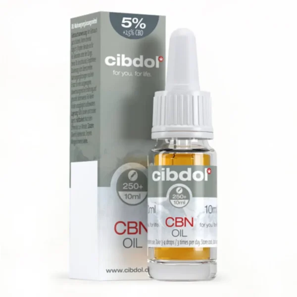 Cibdol 5% CBN + 2,5% CBD olaj (10 ml) termékfotó a Hollyweed webshopban
