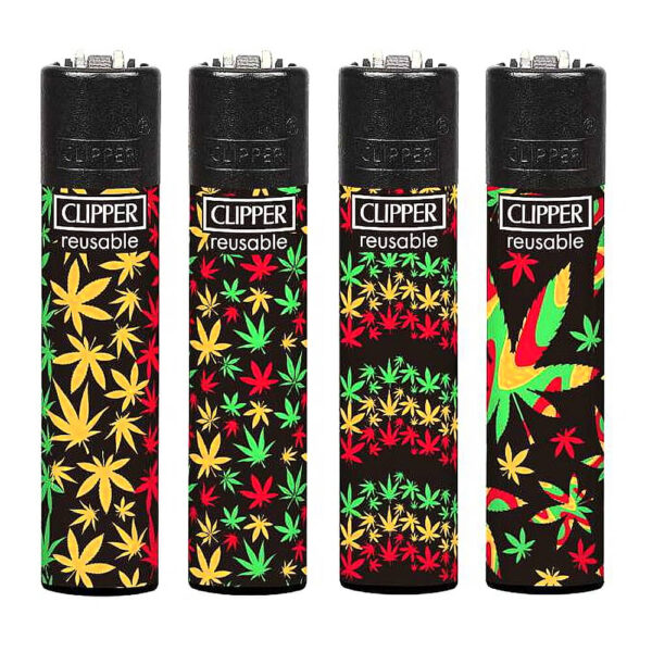 Clipper Lighters Jamaican Pattern termékfotó a Hollyweed webshopban
