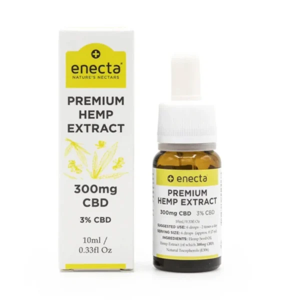 Enecta 3% CBD olaj 300 mg, 10 ml – termékfotó a Hollyweed webshopban