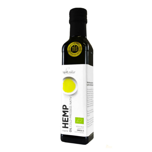 Hanf Natur hidegen sajtolt kendermagolaj (250 ml) termékfotó a Hollyweed webshopban