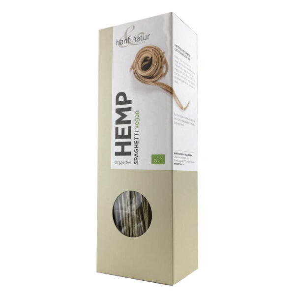 Hanf Natur bio kender spaghetti, vegán (250 g) termékfotó a Hollyweed webshopban