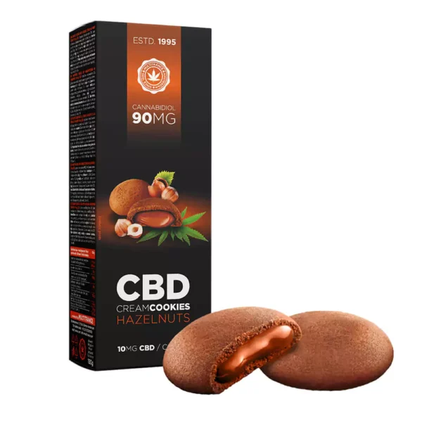 Haze Hazelnut Cream Cookies (90 mg CBD) termékfotó a Hollyweed webshopban