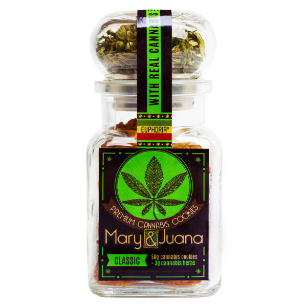 Classic Cannabis Kekszek gyógynövényekkel termékfotó a Hollyweed webshopban