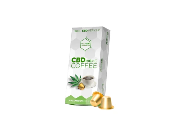 MediCBD Nespresso® kávékapszula (10 mg CBD) termékfotó a Hollyweed webshopban