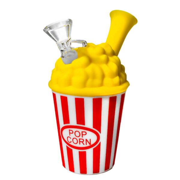 Popcorn Bucket szilikon pipa (15 cm) termékfotó a Hollyweed webshopban