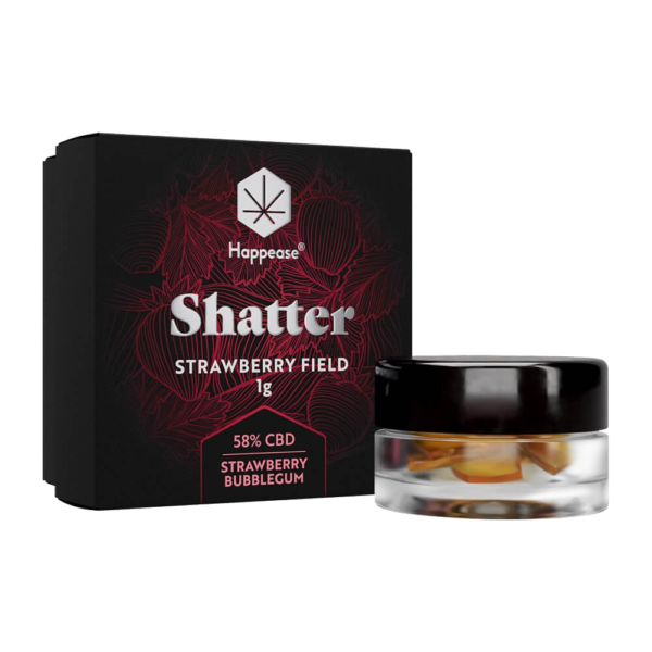 Shatter 58% CBD Strawberry Bubblegum