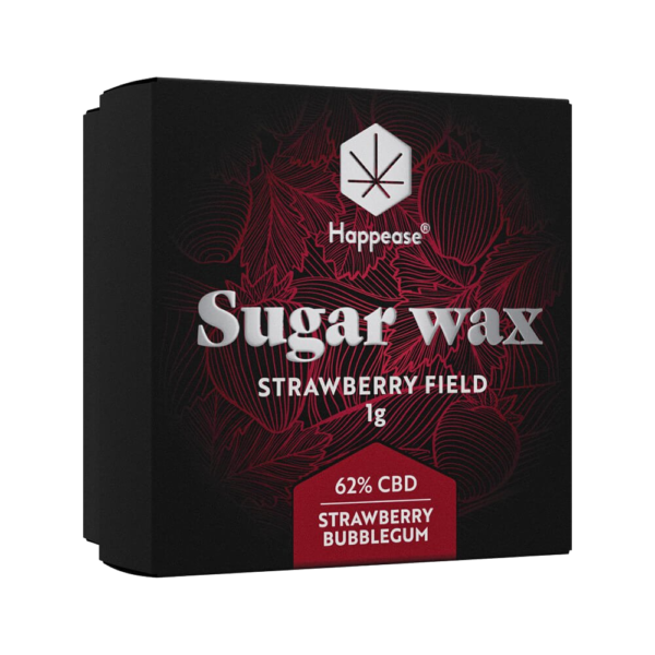 Sugar Wax 62%CBD Strawberry Bubblegum