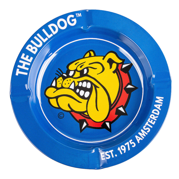 The Bulldog Original kék fém hamutál termékfotó
