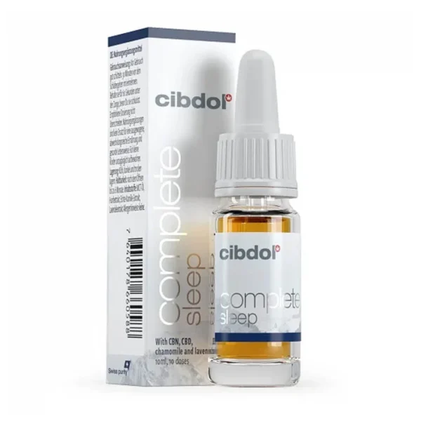 Cibdol Complete Sleep olaj 5% CBN + 2,5% CBD (10 ml) termékfotó a Hollyweed webshopban