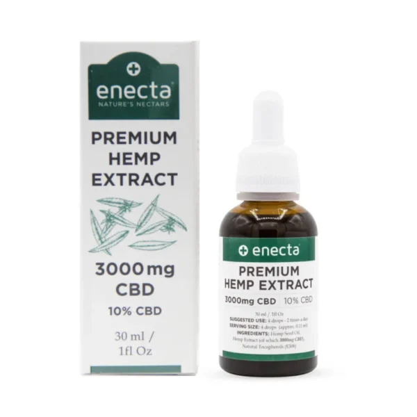 Enecta 10% CBD olaj 3000 mg, 30 ml – termékfotó a Hollyweed webshopban