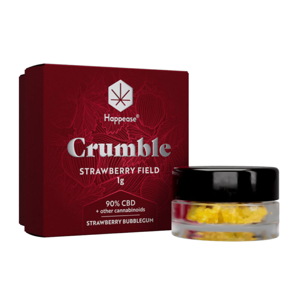 Crumble 90% CBD Strawberry Bubblegum