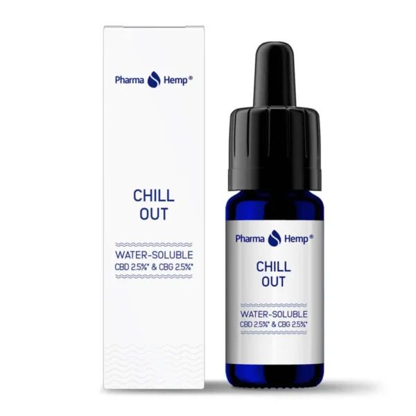 Pharma Hemp Chill Out vízben oldódó 2,5% CBD, 2,5% CBG termékfotó a Hollyweed webshopban