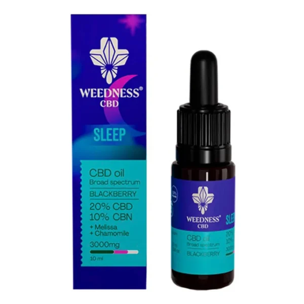 Weedness CBD olaj Sleep, 20% CBD és 10% CBN, 10 ml