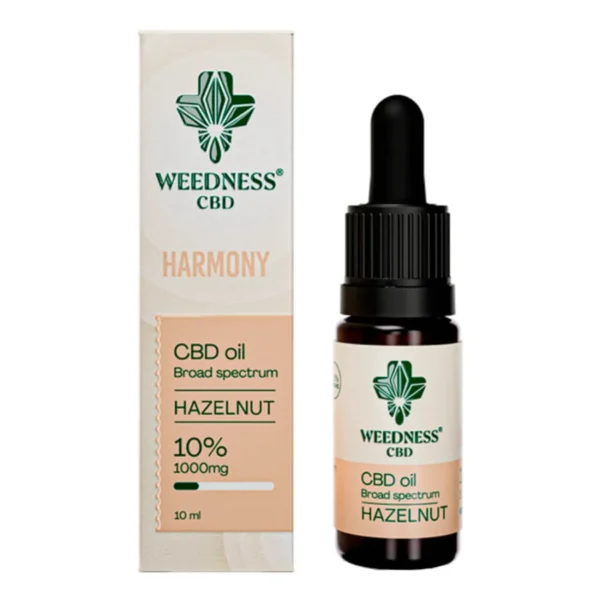Weedness mogyoróolajos CBD olaj, 10%
