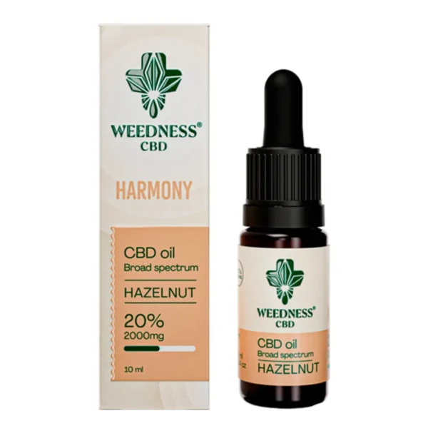 Weedness mogyoróolajos CBD olaj, 20%