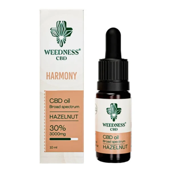Weedness mogyoróolajos CBD olaj, 30%