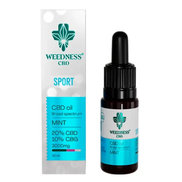 Weedness CBD olaj Sport 20% CBD + 10% CBG (10 ml) termékfotó a Hollyweed webshopban