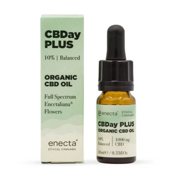 Enecta CBDay Plus 10% Balanced CBD olaj (10 ml) termékfotó a Hollyweed webshopban