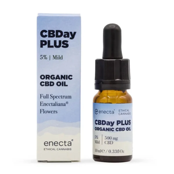 Enecta CBDay Plus 5% Mild CBD olaj (10 ml) termékfotó a Hollyweed webshopban