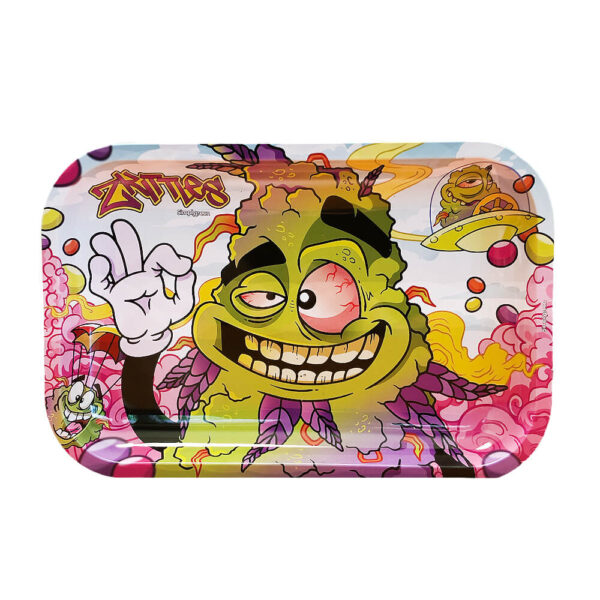 Zkittlez Medium Metal Rolling Tray tálca termékfotó a Hollyweed webshopban