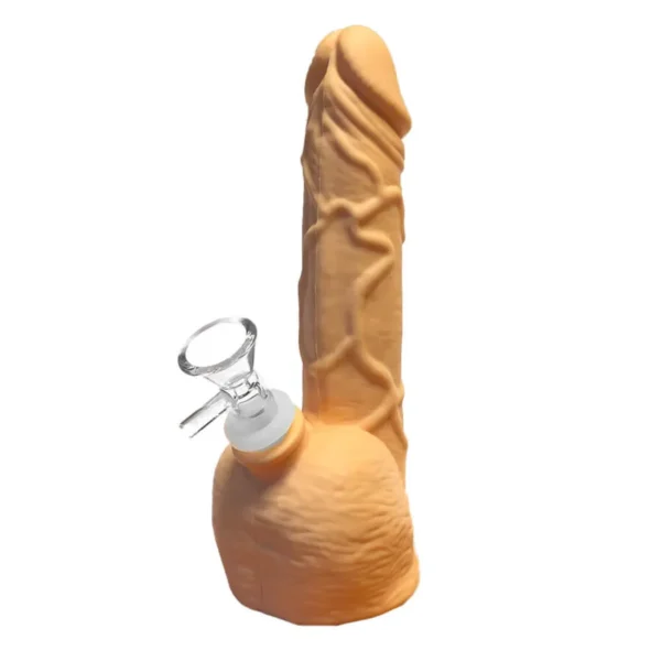 White Penis Silicone Bong 20 cm termékfotó