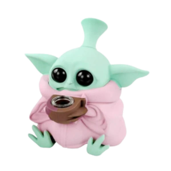 Alien Pink Silicone Bong (13 cm) termékfotó