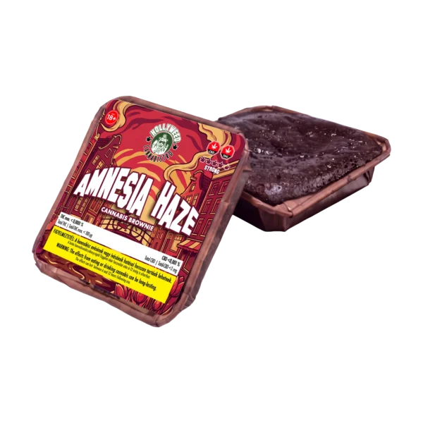 Amnesia Cannabis Brownie 75 g – Hollyweed saját márkás brownie