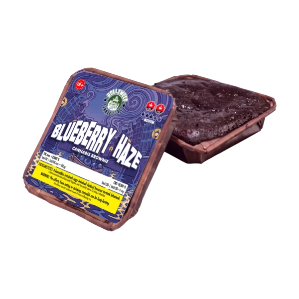 Blueberry Cannabis Brownie 75 g – Hollyweed saját márkás brownie