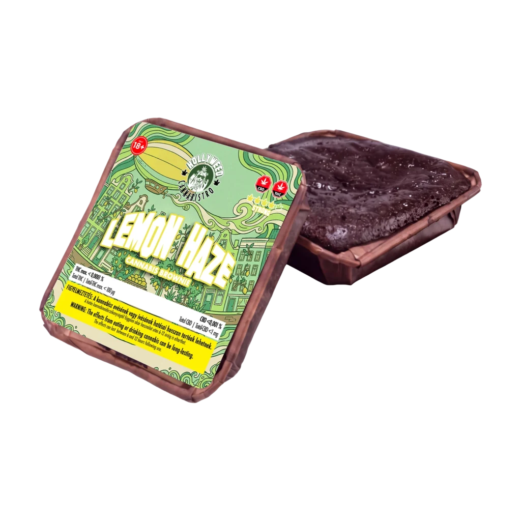 Lemon Haze Cannabis Brownie (75g)