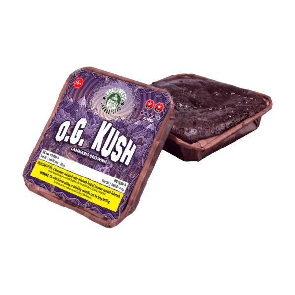 O.G. Kush Cannabis Brownie 75 g – Hollyweed saját márkás brownie