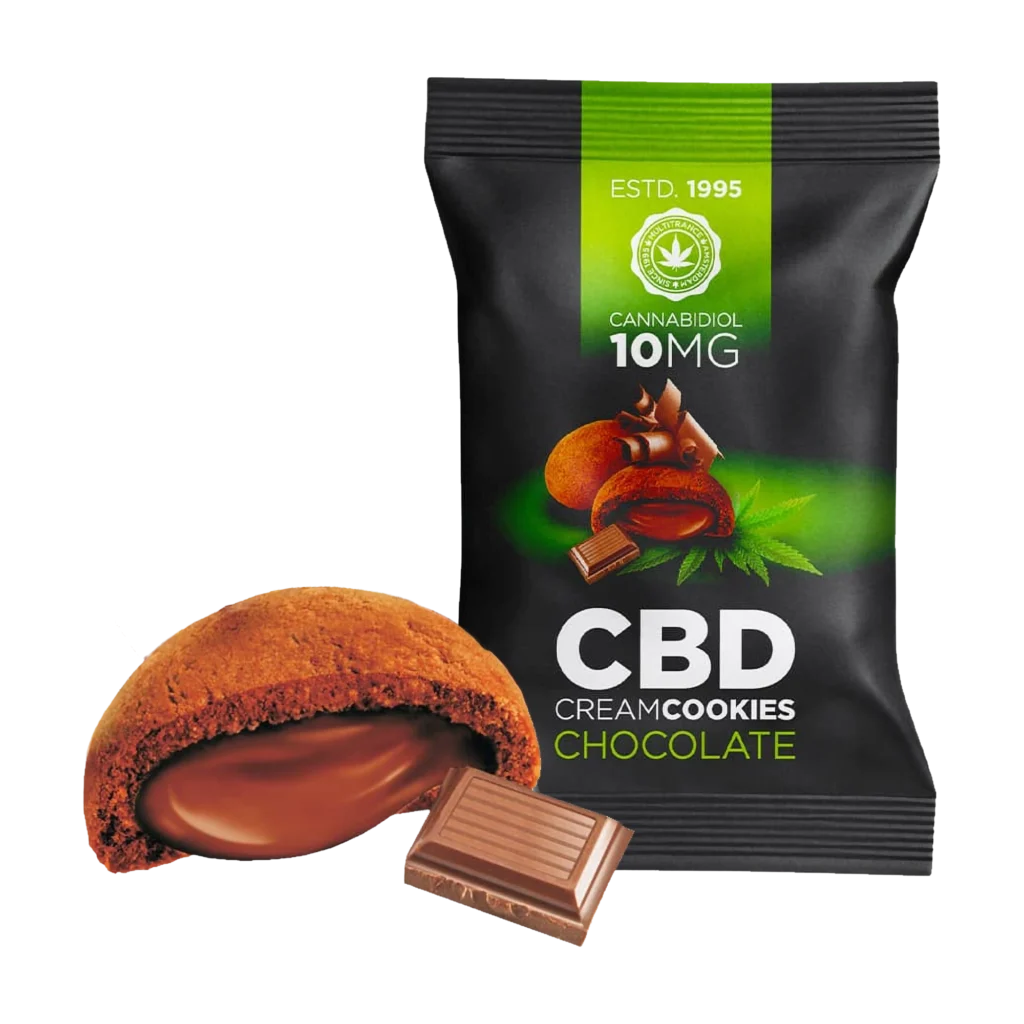 CBD Cream Cookies Chocolate