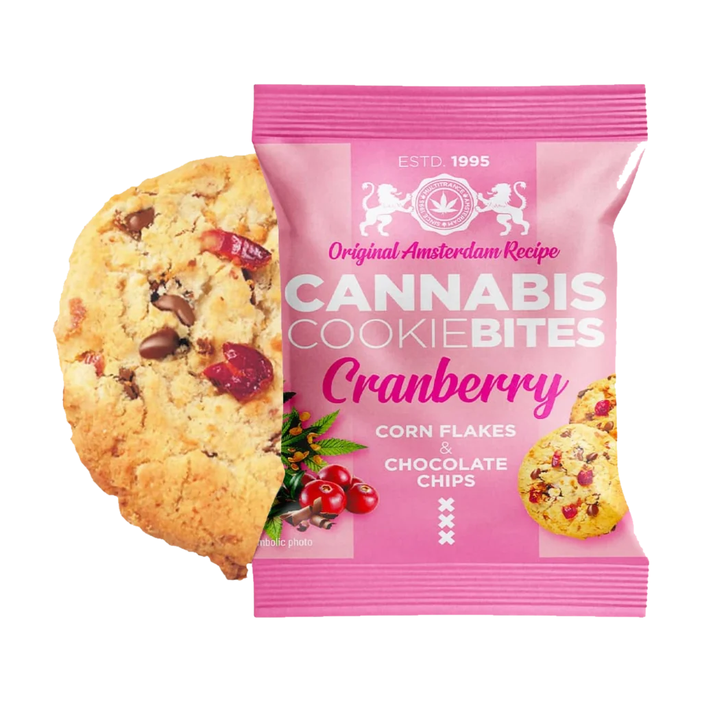 Cannabis Cookie Bites Cranberry