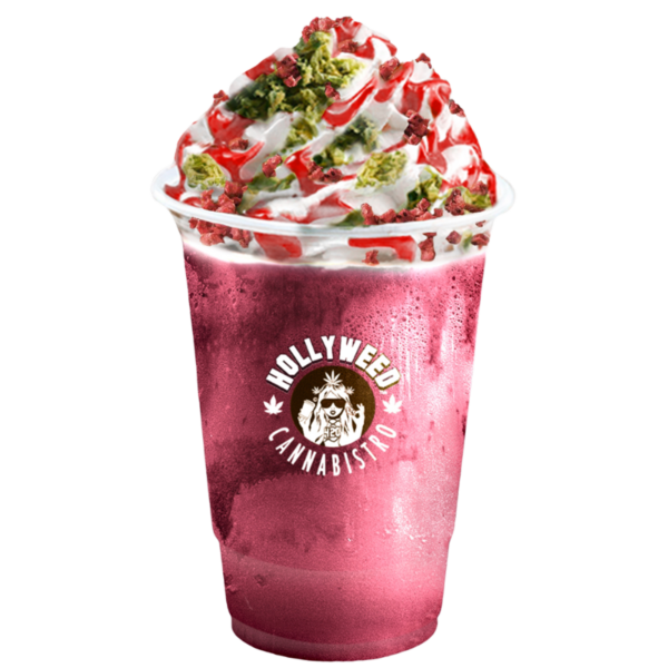 Raspberry Kush WeedShake málnás fehércsokis pohár