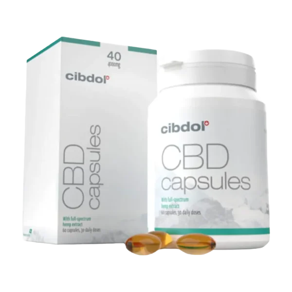 Cibdol Lágyzselés Kapszula 40% CBD (60 capsules)