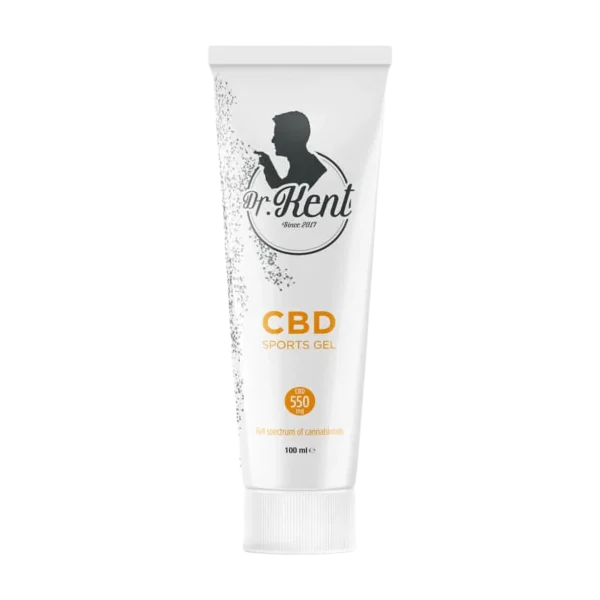 Dr. Kent sport gél 550 mg CBD, 100 ml – termékfotó a Hollyweed webshopban