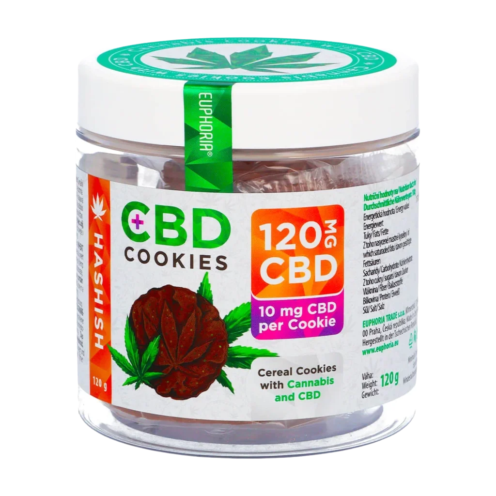 Euphoria Hash Cannabis Kekszek (120mg CBD)