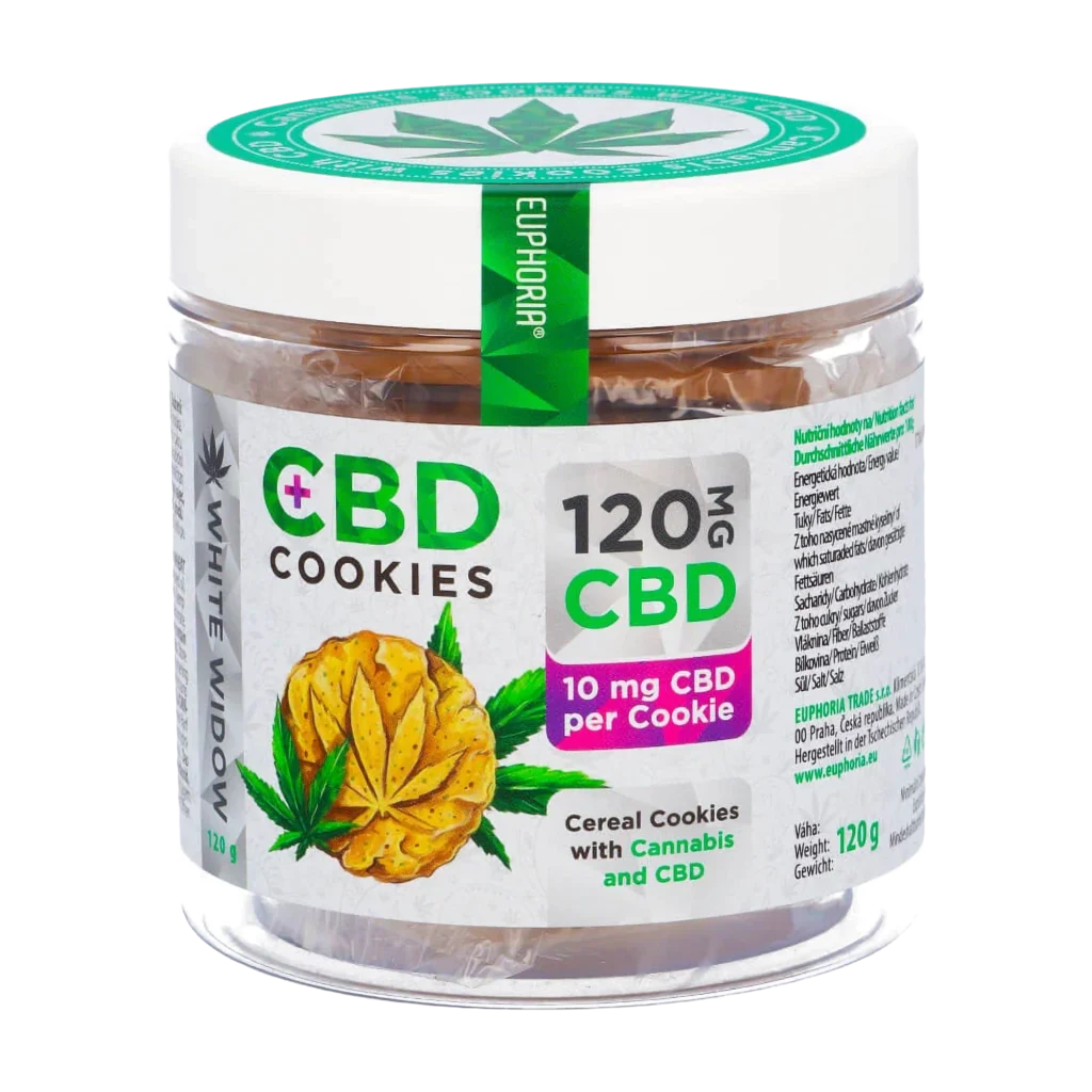 Euphoria White Widow Cannabis Kekszek (120mg CBD)