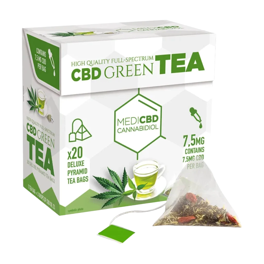MediCBD Zöld Tea 7.5mg CBD