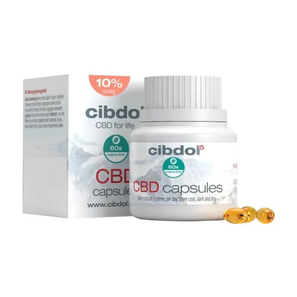Cibdol 10% CBD Lágyzselés Kapszula (60 capsules)
