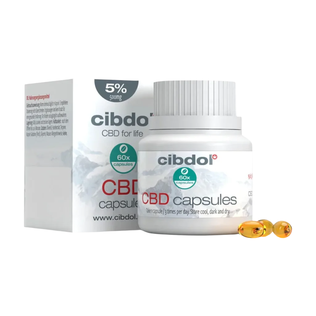 Cibdol 5% CBD Lágyzselés Kapszula (60 capsules)