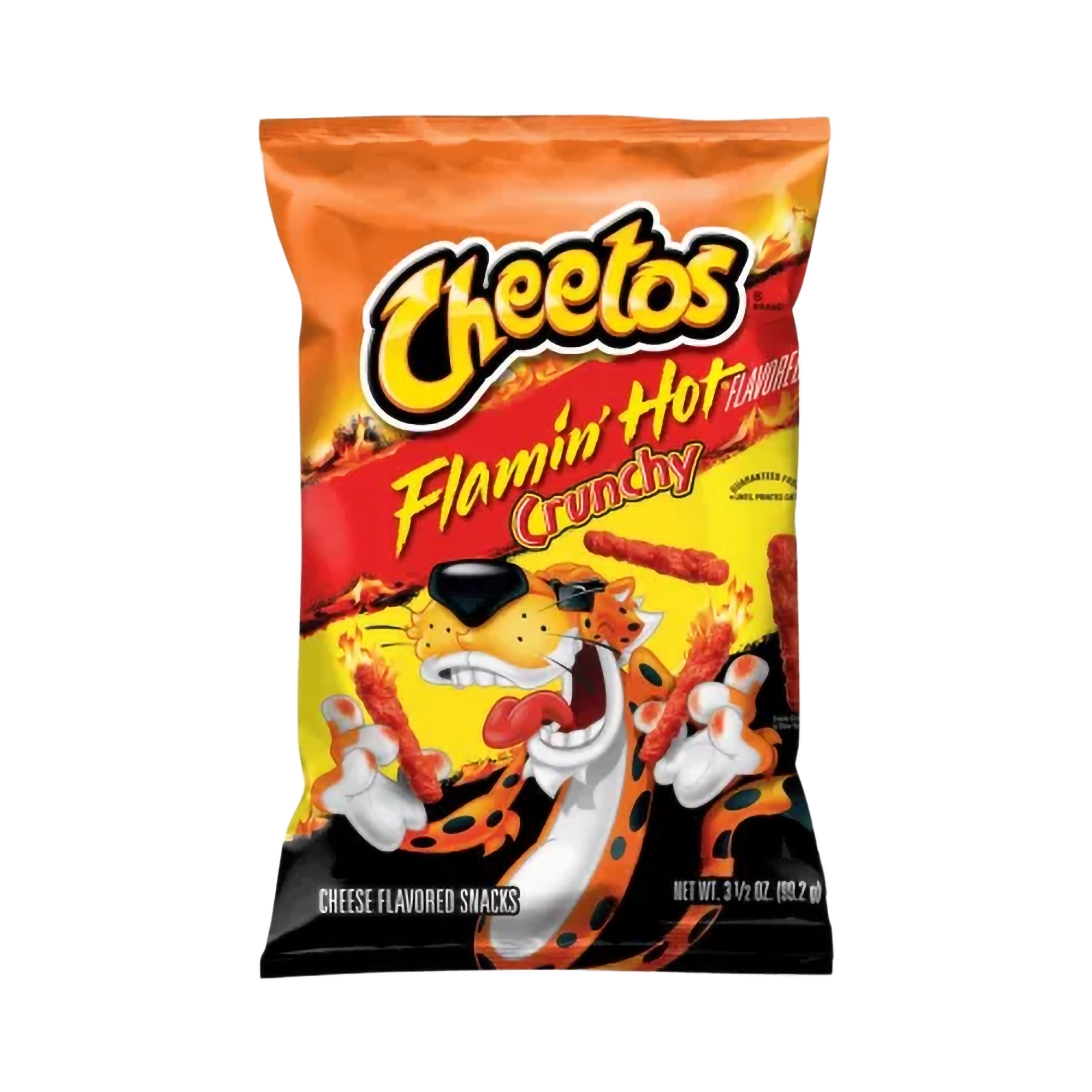 Cheetos Flamin’ Hot Crunchy csípős sajtos kukoricasnack